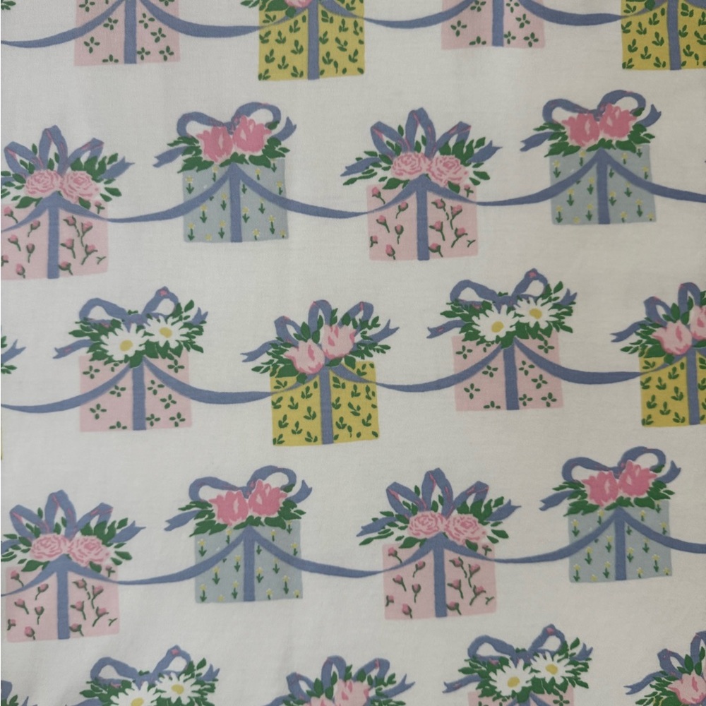 The Beaufort Bonnet Co birthday present print play dress in pima cotton. Size 14 - Picture 4 of 4